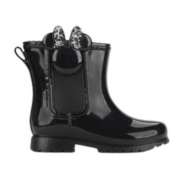 Imagem de Bota Infantil Feminina Grendene Galocha Disney Preta - 231-Feminino