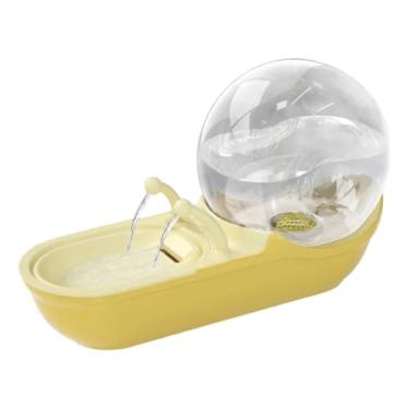 Imagem de Fonte bebedouro para cães e gatos pets Automatico Novidade Caracol (Amarelo, Unico)