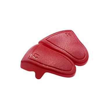 Imagem de 1 pair Trigger Pad Joystick Extender Triggers Buttons for PS5 Controller Trigger Stop lock system Assistant Button for Playstation 5 (Red)