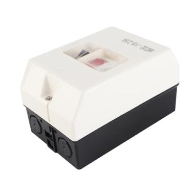 Imagem de Disjuntor Resistente à água 2,5A Chave do Motor MC02-1.6-2.5A, Sobrecarga de Controle, Curto-circuito, IP55, Material ABS, 50/60 Hz, para Motor Elétrico, Linha