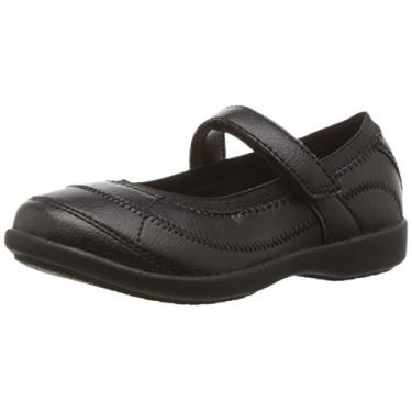 Imagem de Hush Puppies Sapatilha infantil unissex HP-Reese Mary Jane, Preto, 2 Big Kid