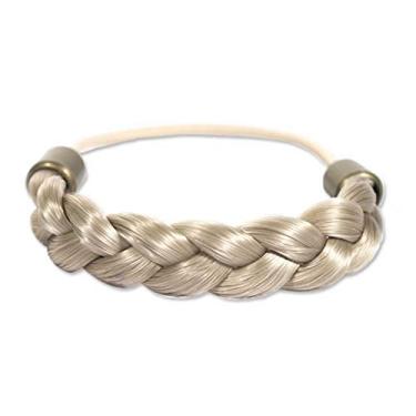 Imagem de Mia Trançado Tonytail, Clássico, Bonito Suporte de Rabo de Cavalo Trançado, Peruca Sintética em Elástico Elástico, Loiro, Para Mulheres e Meninas, Patente 1 Peça