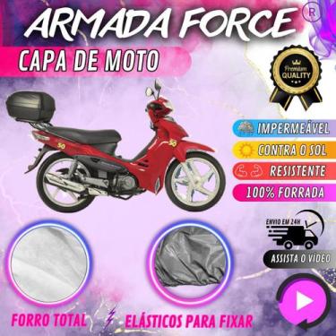 Imagem de Capa para Cobrir Moto DAFRA ZIG 50 100% Forrada Forro Total Armada For