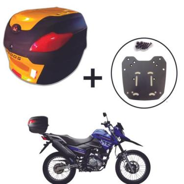 Imagem de Baú 41 Litros Awa Proos + Bagageiro Crosser 150 2014+, dourado
