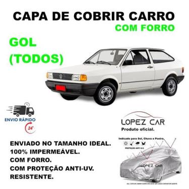 Imagem de Capa Protetora Cobrir Carro Gol (Todos) LOPEZCAR Forrada, Impermeável 