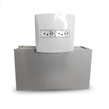 Imagem de Cofre Tomada  Médio Com Gaveta Interna E Fundo Falso - Cofres Lozano