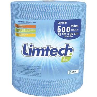 Imagem de Bobina Multiuso Limtech 23 x 30 Cm 600 Folhas Azul - Ober
