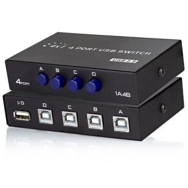 Imagem de Switch 4x1 - Periféricos USB A/B 2.0 - CIRILO CABOS