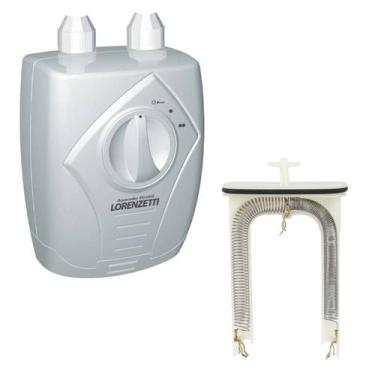 Imagem de Resistência 110V ou 220V Lorenzetti + Aquecedor Branco, 220V