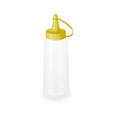 Imagem de Bisnaga para Mostarda 400ml Grande Amarelo Plasvale, Amarelo