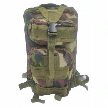 Imagem de Mochila Tatica Militar Assalt 30l 3d Verde Camuflada Padrão - SM