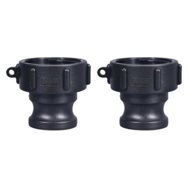 Imagem de Generic Adaptador de tanque de água IBC Tote Acessório IBC Tote Conector de de rosca fina e grossa para irrigação de jardim com balde de tonelada, A150