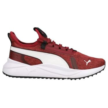 Imagem de Puma - Mens Pacer Future Street Shoes, Size: 9.5 M US, Color: Cordovan/Puma White/Fresh Yellow