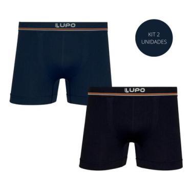 Imagem de Cuecas Boxer Box Masculinas Cueca Lupo Microfibra Sem Costura Adulto K