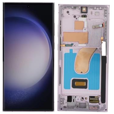 Imagem de Substituição Tela S23 Ultra, Conjunto LCD Digitalizador Toque Tela AMOLED 2X de 6,8 Polegadas, Substituição Tela de Toque LED Orgânica para S23 Ultra 5G SM S918B