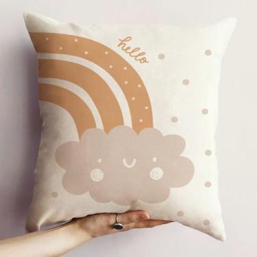 Imagem de Almofada Little Estampada 40x40cm Nuvem Nude - FASTLAR