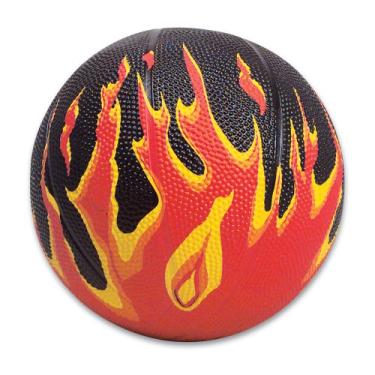 Imagem de Bola de basquete de 17,78 cm de chama.