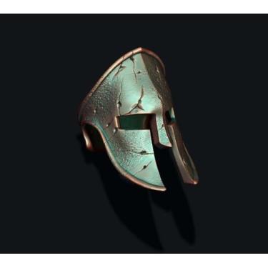 Imagem de Anel de Prata - Spartan Helmet - Em Prata 925 maciça - Celtic Joias Ma