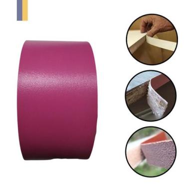 Imagem de Fita Pvc Para Madeira Formica Rosa Pink Tx L555 15mm X 20m Acabamento 