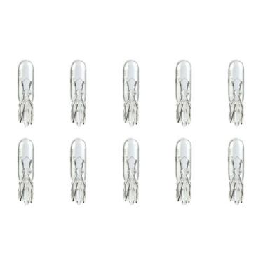 Imagem de CEC Indústrias E74 lâmpadas, 14 V, 1,4 W, base W2 x 4,6d, formato T-1,5 (caixa com 10)