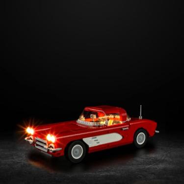 Imagem de Vaodest LED Light for Lego 10321 Icons Corvette 1961 Set,Design and Configuration Compatible with Model 10321(LED Light Only, Not Building Block Kit)