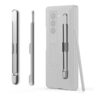 Imagem de liuziyi Apenas para Samsung Galaxy Z Fold 6 Z Fold 5 Capa Slim S Pen Holder com dupla face forte adesivo, seguro para armazenar Slim S Pen sem perder, não para Z fold 3 e 4 ou outro modelo S Pen