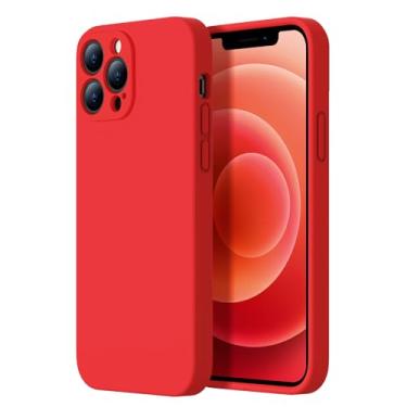 Imagem de Kiresen Capa projetada para iPhone 11 Pro Max – Proteção de câmera atualizada – Forro interno de microfibra macia – Capa protetora à prova de choque de silicone líquido 6,5 para homens, mulheres e