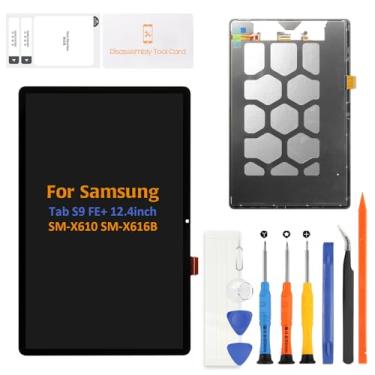 Imagem de A-MIND Para Samsung Galaxy Tab S9 FE Plus 31.5 cm LCD Substituição Display S9 FE+ SM-X610 SM-X616 Tela sensível ao toque Montagem Digitalizador Peças de reparo de vidro
