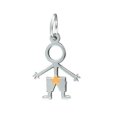 Imagem de Pingente Aço Menino com Estrela 20x13mm - Convex
