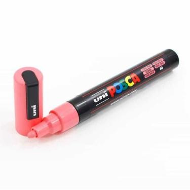 Imagem de PC-5M Posca  Rosa Coral Ponta Redonda 1.8 a 2.5mm - UNI