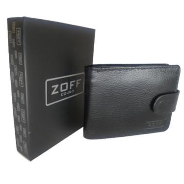 Imagem de Carteira Masculina  Em Couro Premium Super Macia Fecho - ZOFF COURO