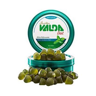 Imagem de Pastilhas Valda Diet com Eucaliptol Mentol e Timol S/ AÇUCAR