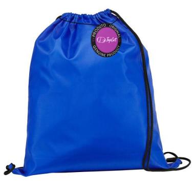 Imagem de Mochila tipo Saco Gym Sack em Nylon Dinky TopGet, Azul royal