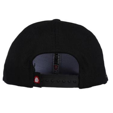 Imagem de Boné Demolisher Black Aba Reta  -  Puntch Lateral