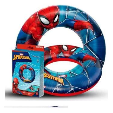 Imagem de Boia Inflavel Redonda Homem Aranha - Mor