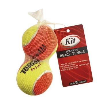 Imagem de Bola de beach tennis profissional c/2 r.t832 - KIT