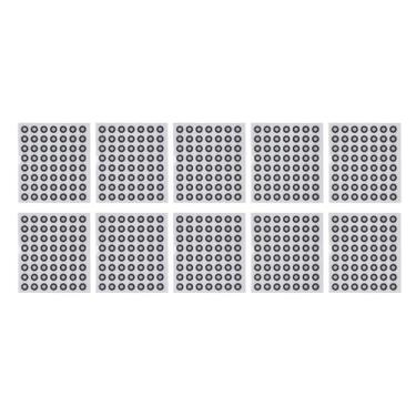 Imagem de 560 Marcadores de Digitalização 3d Dos Pces, Diâmetro Interno 3mm, Diâmetro Exterior 6mm, Marcadores de Reflexão Difusa para Scanner