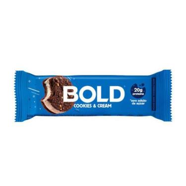 Imagem de Barra Proteica Bold Bar - Cookies & Cream - 60g - Bold Snacks - Bold N