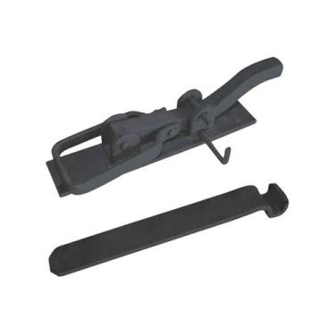 Imagem de Tranca De Pressão Em Aço 1/4 X 1 X 1/4 200mm Pequena - Metasal