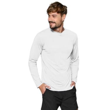 Imagem de Camiseta Masculina UV Manga Longa Proteção Solar UV50+ - Slim Fitness,