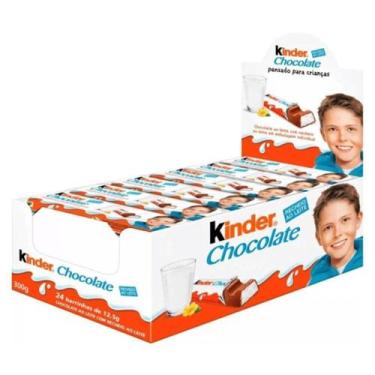 Imagem de Chocolate Kinder Ao Leite Display 24x12,5g Ferrero