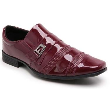 Imagem de Sapato Masculino Social Esporte Fino Verniz Casual Elegante Moderno - 