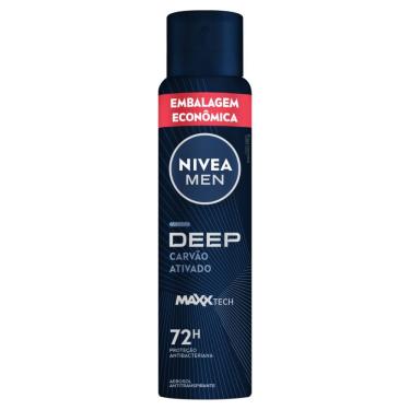 Imagem de Desodorante Antitranspirante Nivea Men Deep Carvão Ativado Maxx Tech 200ml