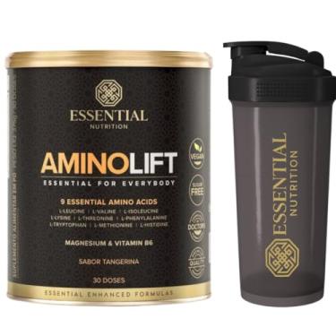 Imagem de Aminolift - 9 aminoácidos essenciais - Sabor Tangerina - Essential Nutrition + Coqueteleira oficial