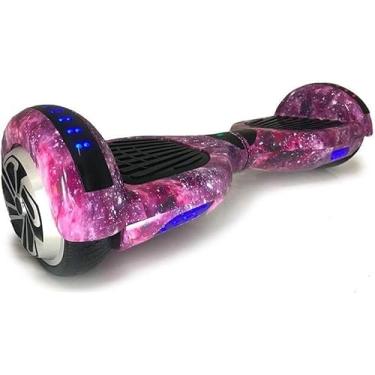 Imagem de Hoverboard Skate Elétrico 6.5" com Led e Bluetooth Original Brinovar (Roxo Galáxia)