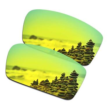 Imagem de SmartVLT Lentes masculinas de substituição ouro 24K para óculos de sol Oakley Twitch