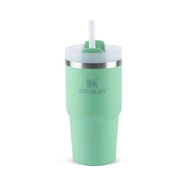 Imagem de Stanley - Copo Quencher H2.0 FlowState 591ml - Copo de aço inoxidável com tampa, isolamento a vácuo, para água, chá gelado, café, smoothies e muito mais, Jade