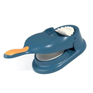 Imagem de Bolinho de Massa Prensa 2 Em 1 Multifuncional Fácil de Limpar Manual Máquina de Prensa de Massa de Bolinho Ferramenta de Cozinha Azul Manual Bolinho de Massa