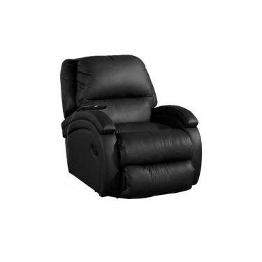 Imagem de Poltrona Reclinável Motorizada P- Sala Buenos Aires Magnum Zero Wall Giro E Balanço Courano Preto - Probel