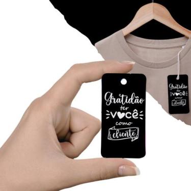 Imagem de 50 Peças  Tag para Roupas  Flork  Tamanho 4x7,5 cm - 4Food Print 